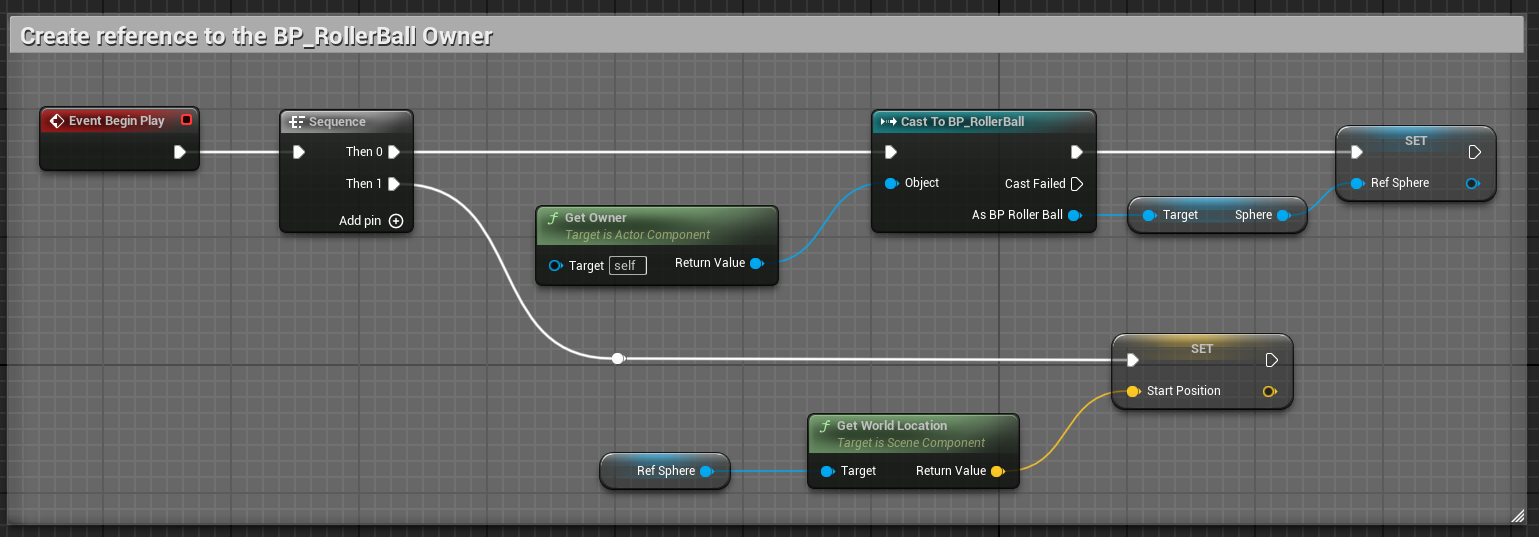 Create references to target in Blueprint