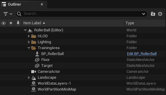 Group objects in the Outliner